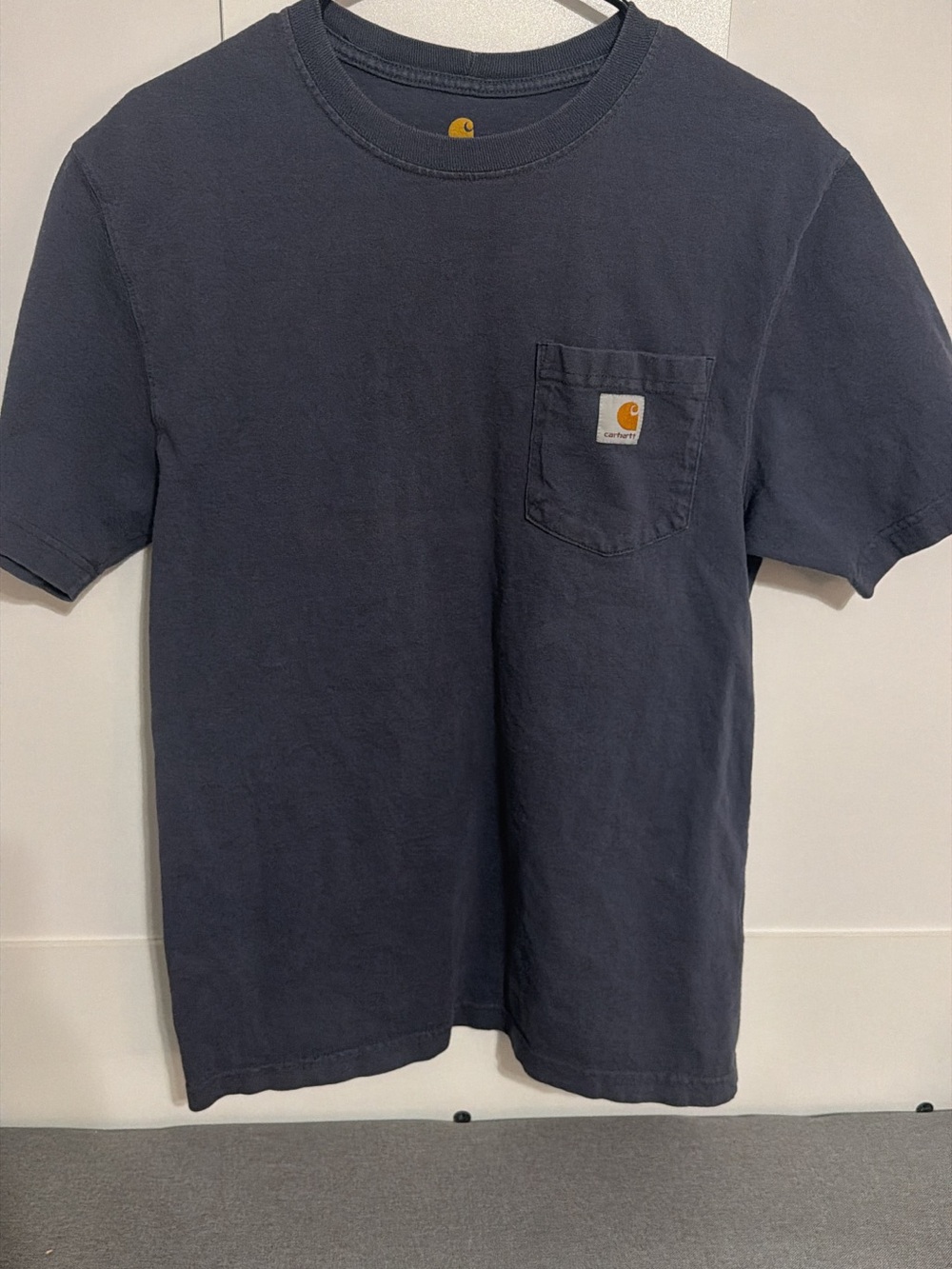 Carhartt Navy Pocket Crewneck Tee